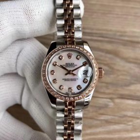 Rolex Lady Datejust 28 mm Rose Gold Two Tone