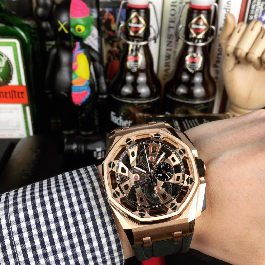 SUPER CLONE AUDEMARS PIGUET TOURBILLON OFFSHORE SKELETON