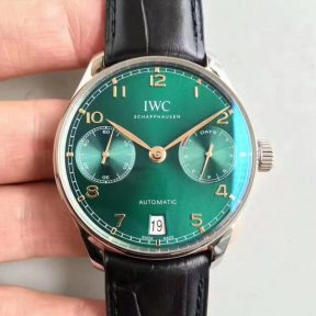 High quality Replica IWC 7 days Green dial