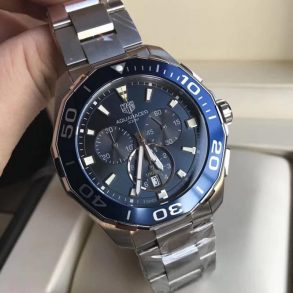 AAA Tag Heuer Aquaracer 300m Chronograph 1/10 Blue dial - Luxury dripstores