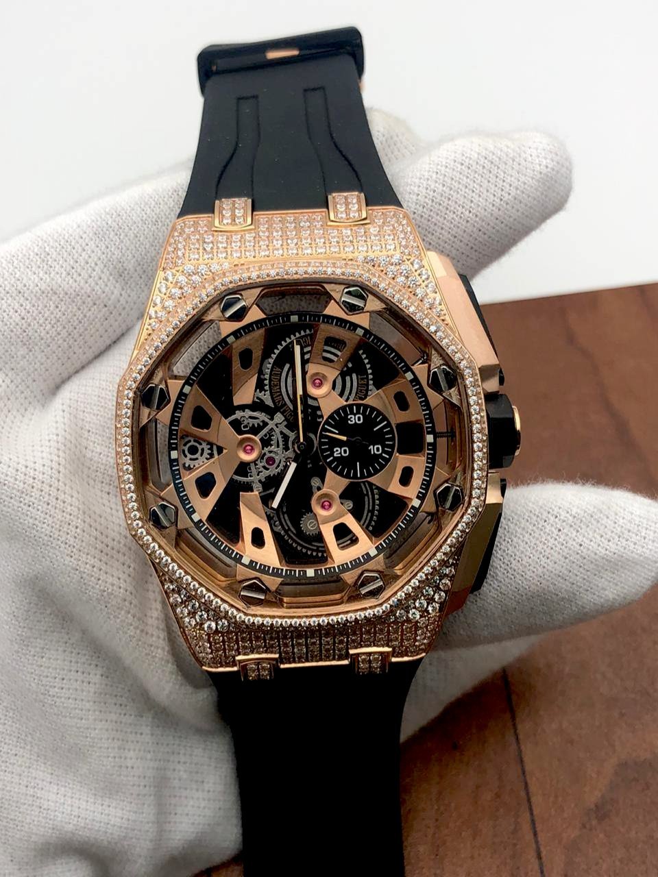 AP Royal Oak Offshore Tourbillon Rose gold