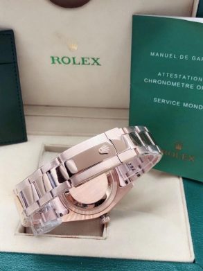 Rolex sky-Dweller Rose Gold Replica - Luxury dripstores