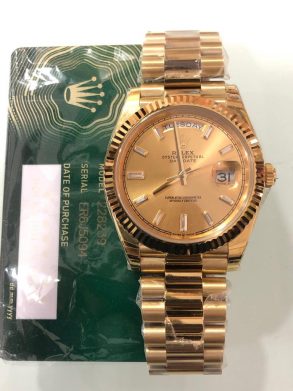 Rolex Day-Date Full Gold Iced Numerals