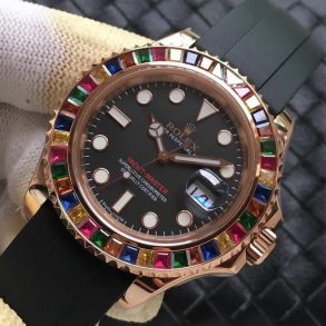 AAA Replica Rolex Yacht-Master 40 Ref.1166995SATS Multi-Color gem Bezel