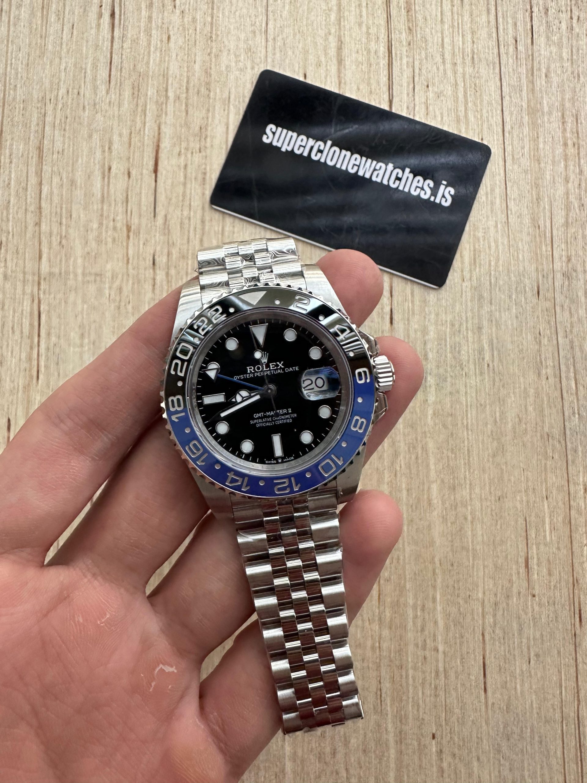 Rolex gmt master ii best sale super clone