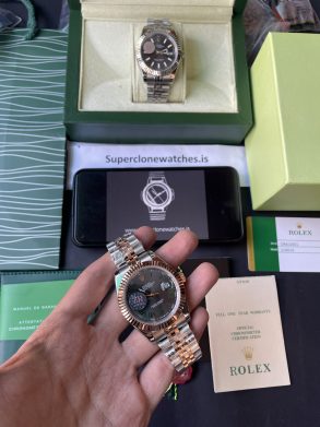 Rolex Datejust Wimbledon Rose Gold 2 tone