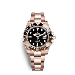 Rolex GMT Master II Rootbeer Rose Gold Swiss 3285 Movement Clone