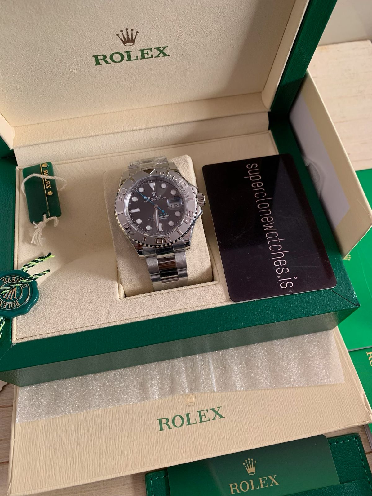 Rolex Yacht-Master 40 Rhodium Dial Clone Copy For Sale