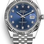Rolex Datejust Blue Dial 41 mm Swiss 3235 Clone Movement Super Replica