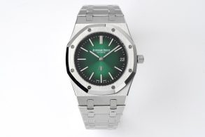 AP Royal Oak Jumbo Ref15202 Green Dial Swiss 2121 Clone Movement Copy