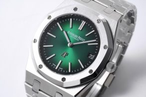 AP Royal Oak Jumbo Ref15202 Green Dial Swiss 2121 Clone Movement Copy