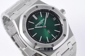 AP Royal Oak Jumbo Ref15202 Green Dial Swiss 2121 Clone Movement Copy