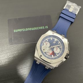 Audemars Piguet Royal Oak Offshore Blue Cloned Movement Super Replica