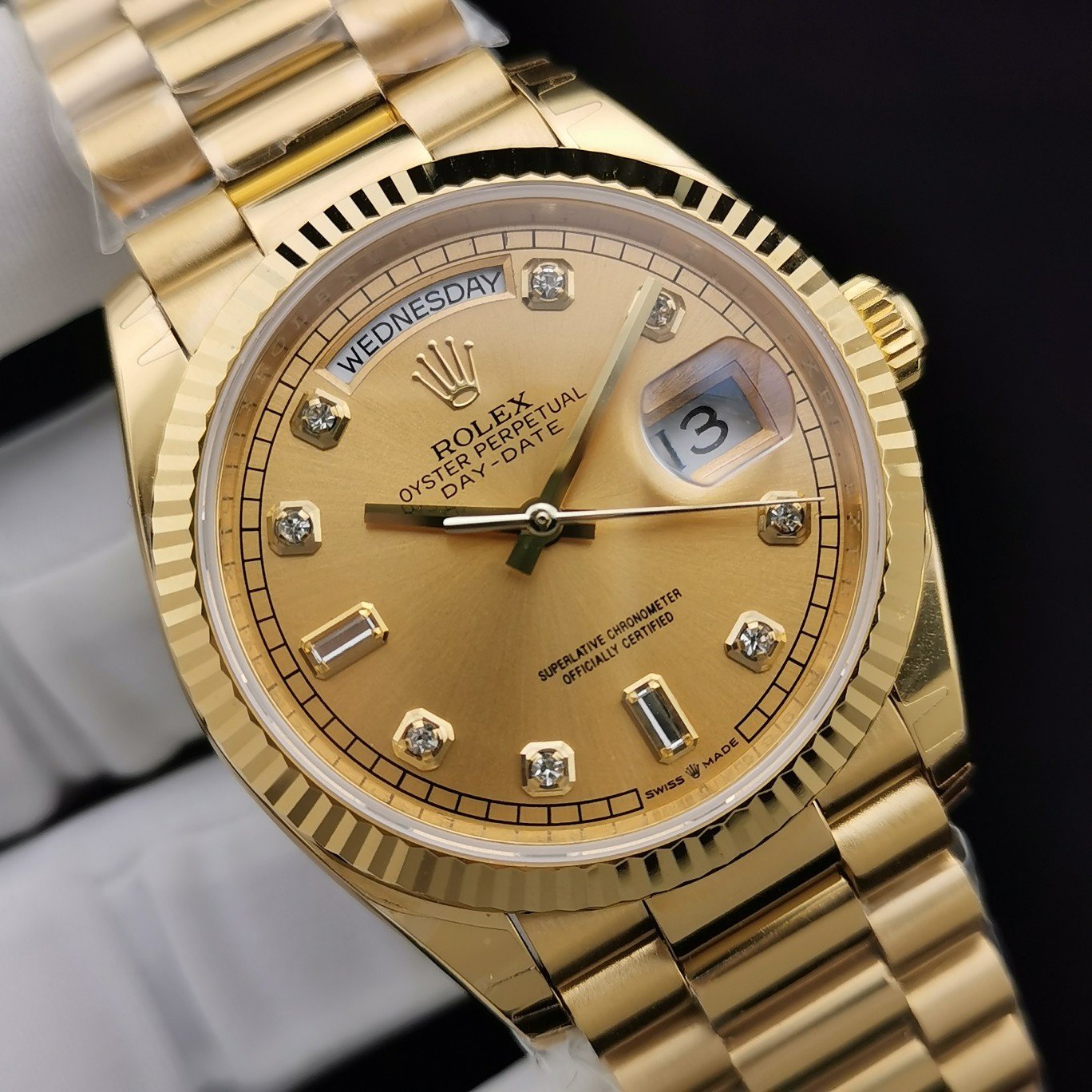 Best Rolex Day-Date 36mm Yellow Gold Champagne Dial 1:1 Copy