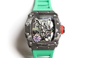 RM35-02 Rafael Nadal Green Rubber Strap Swiss Clone Movement Super Replica Watch