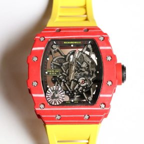 Richard Mille RM35-02 Red Case Yellow Strap