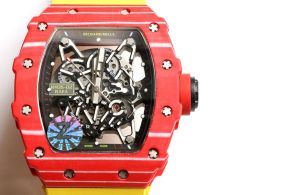 Richard Mille RM35-02 Red Case Yellow Strap