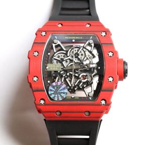 Richard Mille RM35-02 Rafael Nadal Red NTPT Carbon Case Swiss Replica