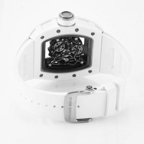 1 1 Replica Richard Mille RM55 Bubba Watson White Ceramic