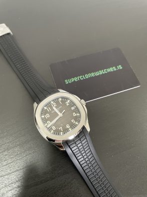 Super Replica Patek Philippe Aquanaut Black Strap 5167A Swiss Clone Movement