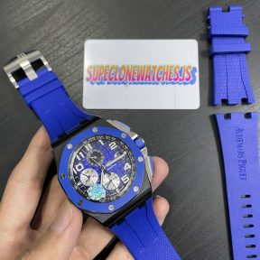 Super Clone Watch For Sale AP Offshore Smoked Blue