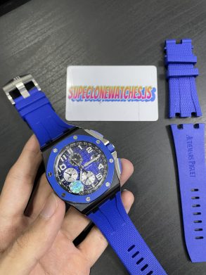 Super Clone Watch For Sale AP Offshore Smoked Blue
