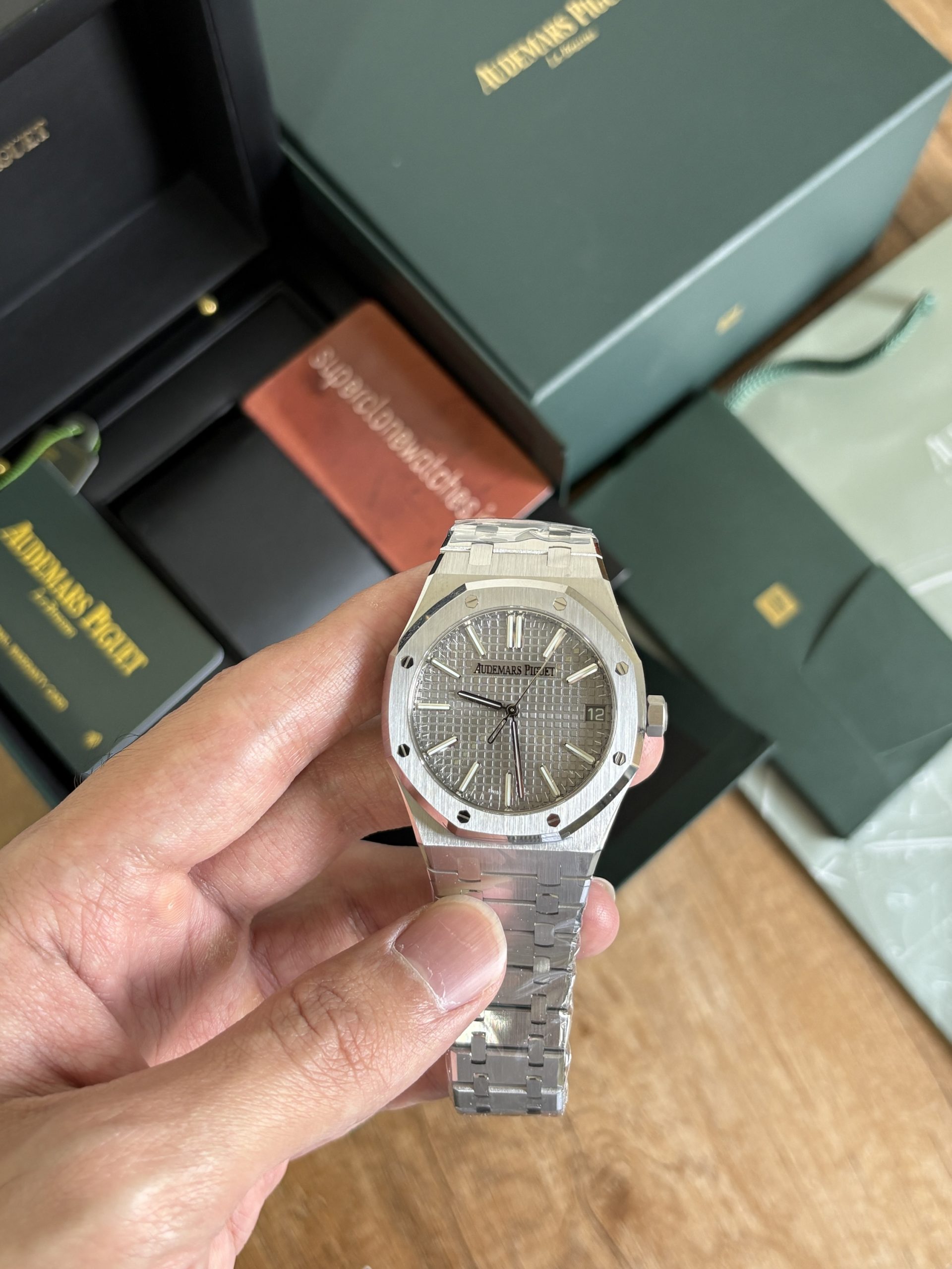 Audemars Piguet Royal Oak Grey Dial Ref.15510 Super Fake Watch