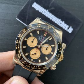 Paul Newman Rolex Daytona Ref.116518 Yellow Gold Oysterflex Replica