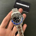 Super Replica Rolex GMT Master II Batman Ref126710BLNR Oyster Bracelet Swiss Movement