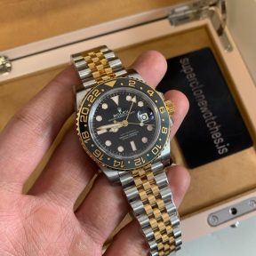 Two Tone Rolex GMT Yellow Gold Jubilee Watch
