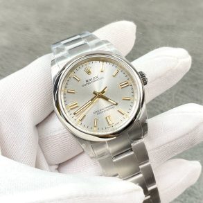Fake Oyster Perpetual 36mm Silver Dial Best Quality 3230 Clone Movement