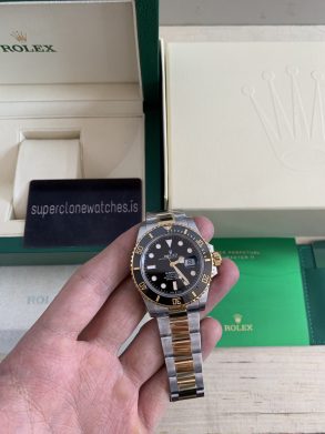 Rolex Submariner Two Tone Black Gold 126613LN 3235 Super Clone Movement