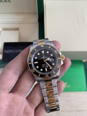 Rolex Submariner Two Tone Black Gold 126613LN 3235 Super Clone Movement