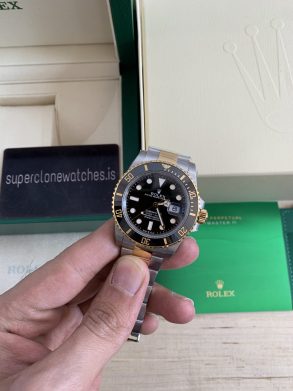 Rolex Submariner Two Tone Black Gold 126613LN 3235 Super Clone Movement