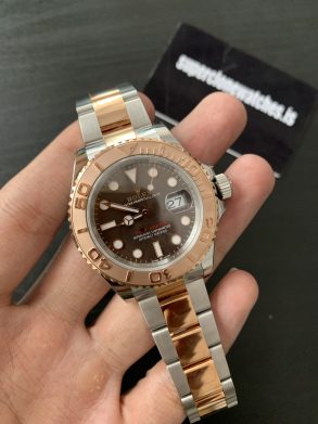 Yacht Master 40 Rose Gold Chocolate Dial 3235 Movement Super Replica
