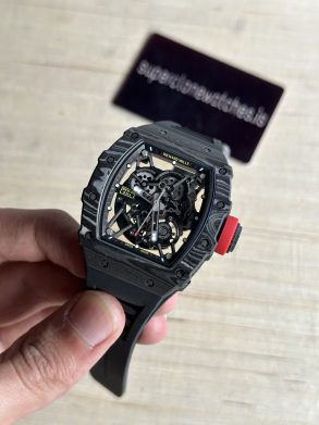 Richard mille RM35-02 Rafa Nadal Black textured Case High-End Copy