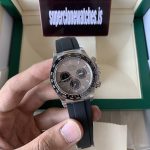 Rolex Daytona Ghost SIlver Dial Oysterflex Ref.M126519LN Swiss 4131 Movement Superclone watch