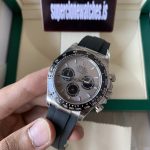 Rolex Daytona Ghost SIlver Dial Oysterflex Ref.M126519LN Swiss 4131 Movement Superclone watch