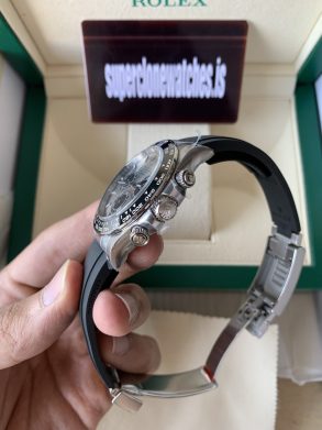 Rolex Daytona Ghost SIlver Dial Oysterflex Ref.M126519LN Swiss 4131 Movement Superclone watch