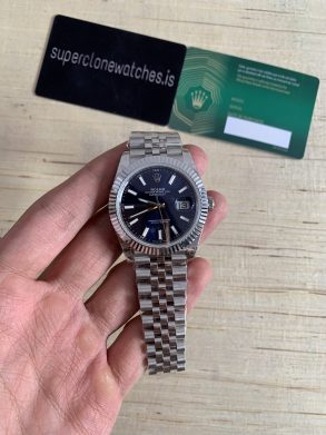 41 MM Rolex Datejust Blue Dial Clone 904L Stainless Steel