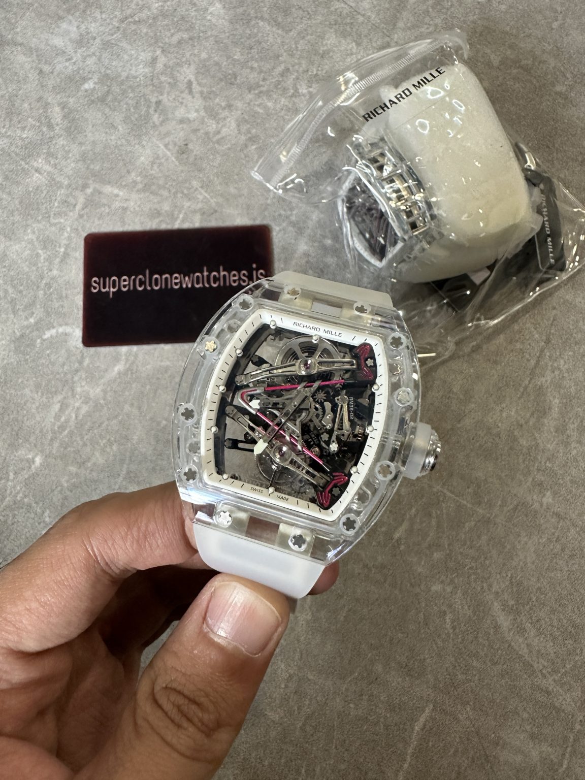 Super Fake Richard Mille RM38-02 Full Sapphire For Sale