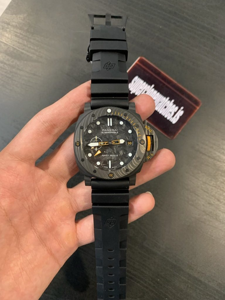 Panerai Submersible Navy Seals GMT PAM01324 Carbotech Limited Edition Replica