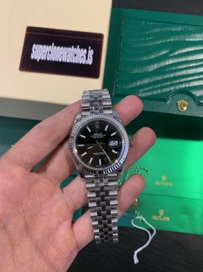 Rolex Datejust 126334 Black Face 904L Stainless Steel Swiss  3235 Clone