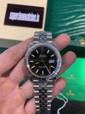 Rolex Datejust 126334 Black Face 904L Stainless Steel Swiss  3235 Clone