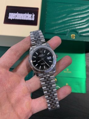 Rolex Datejust 126334 Black Face 904L Stainless Steel Swiss  3235 Clone