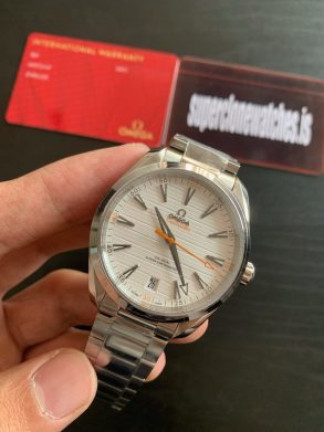 Omega Seamaster Aqua Terra Co-Axial Master Chronometer 41 mm Silver Dial Super Clone