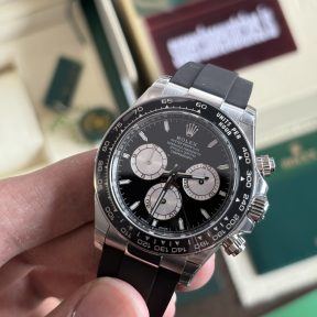 Rolex Daytona 126519LN Oysterflex Black Dial Super Clone 4131 Movement