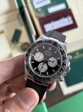 Rolex Daytona 126519LN Oysterflex Black Dial Super Clone 4131 Movement