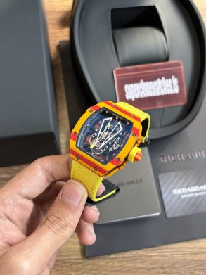 RM27-03 Manual Winding Tourbillon Rafael Nadal Yellow Velcro super fake