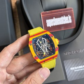 RM27-03 Manual Winding Tourbillon Rafael Nadal Yellow Velcro super fake